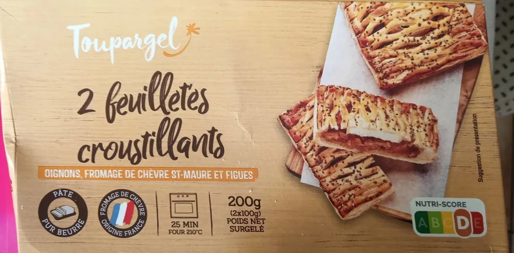 2 feuilletés croustillants