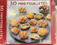 30 mini feuilletés