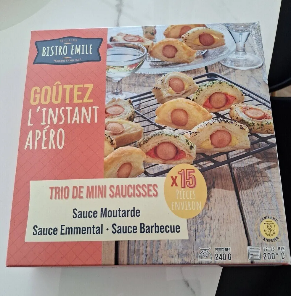 Trio de mini saucisses x 15