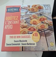 Trio de mini saucisses x 15
