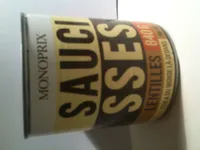 Saucisses lentilles