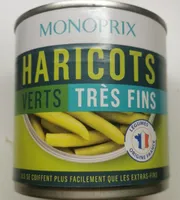 Haricots verts très fins