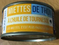 Miettes de Thon à l'huile de Tournesol