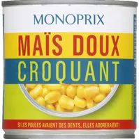 Maïs doux croquants