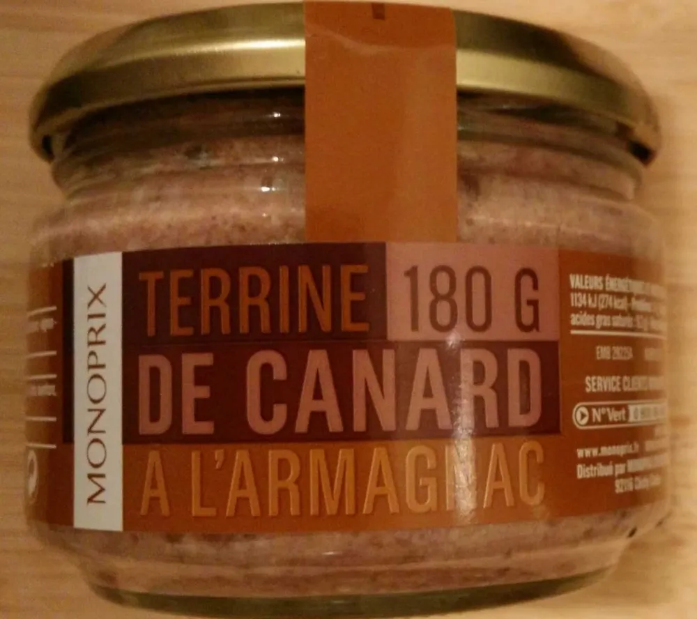 Terrine de Canard à l'Armagnac
