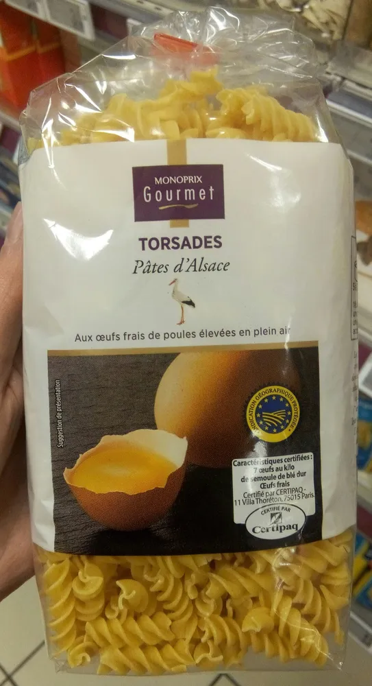 Torsades - Pâtes d'Alsace