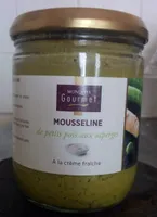Mousseline de petits pois aux asperges