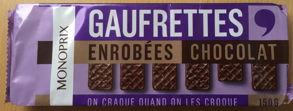 Gaufrettes Enrobées Chocolat