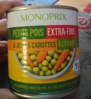Petits Pois Extra-Fins & Jeunes Carottes à l'étuvée