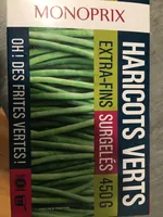 Haricots verts extra-fins, surgelés