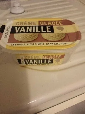 Crème glacée vanille