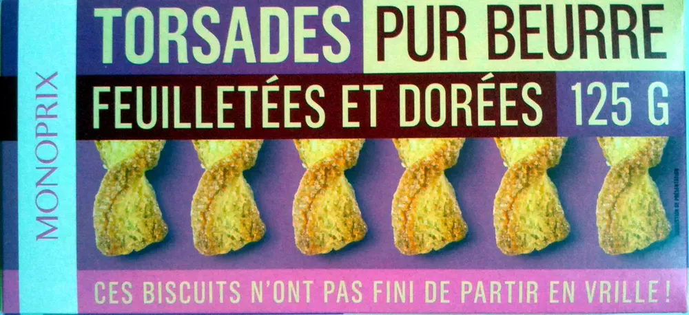 Torsades Pur Beurre feuilletées et dorées