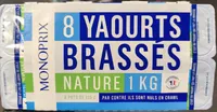 Yaourts brassés nature
