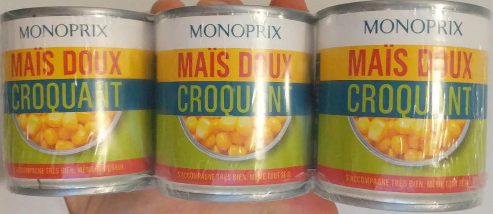 Maïs doux en grains