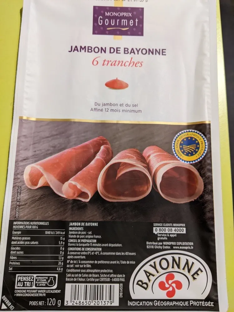 Jambon de Bayonne