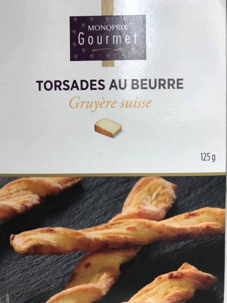 Torsades au beurre - Gruyère suisse
