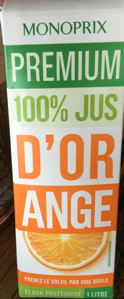 Premium 100% Jus d'orange