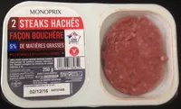 2 Steaks Hachés Façon Bouchère