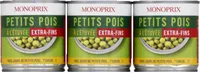 Petits pois à l'étuvée extra-fins