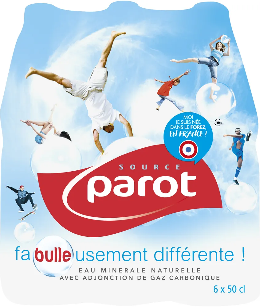 Parot Eau Minérale Naturelle Pétillante 6x0.50L