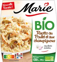 Risotto au Poulet et aux Champignons BIO