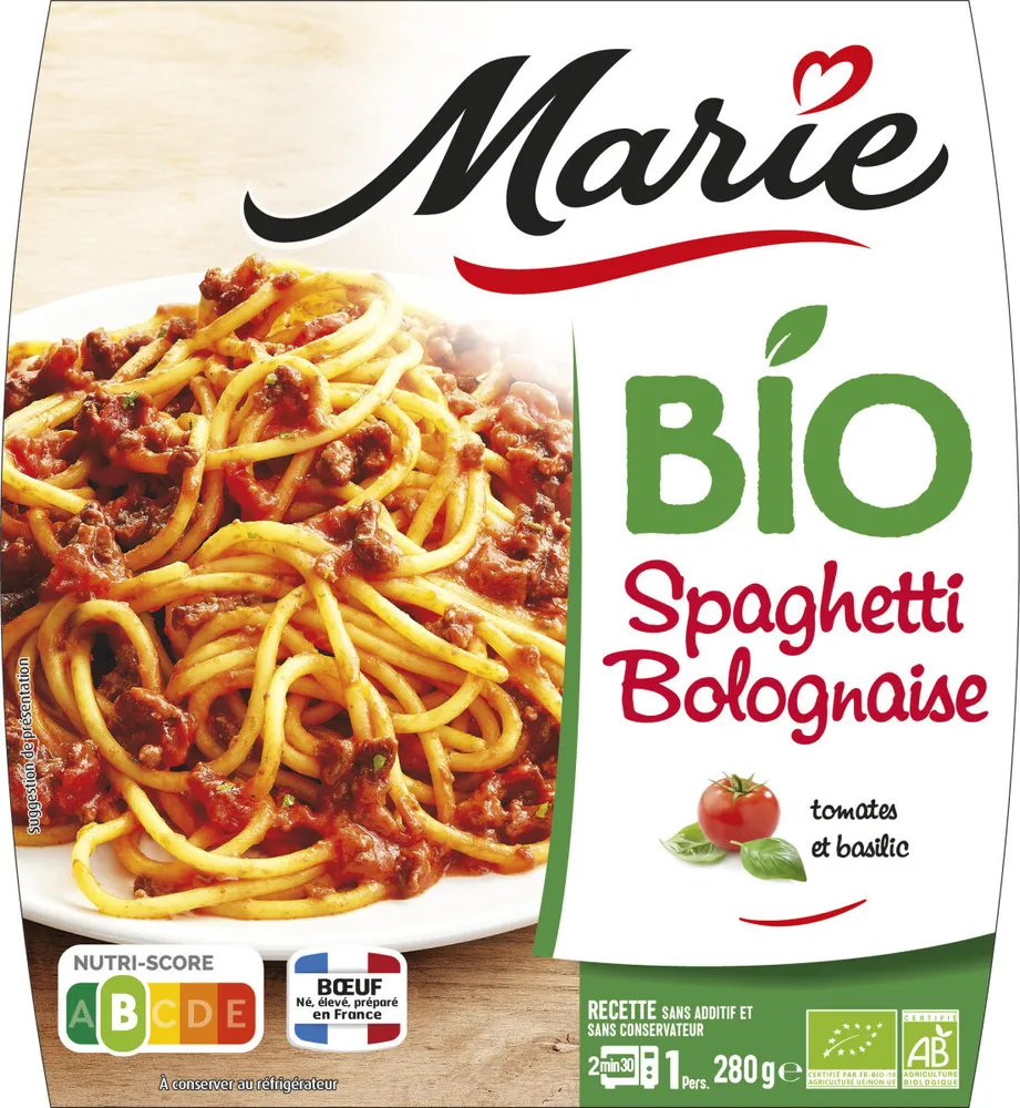 Spaghetti bolognaise BIO
