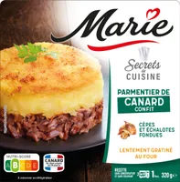 Parmentier de canard confit