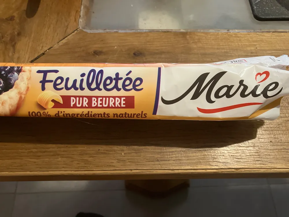 Pâte à tarte feuilletée - Pur beurre