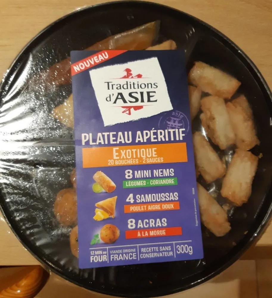 plateau apéritif exotique