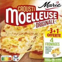 CroustiMoelleuse Originale 4 fromages 3 +1