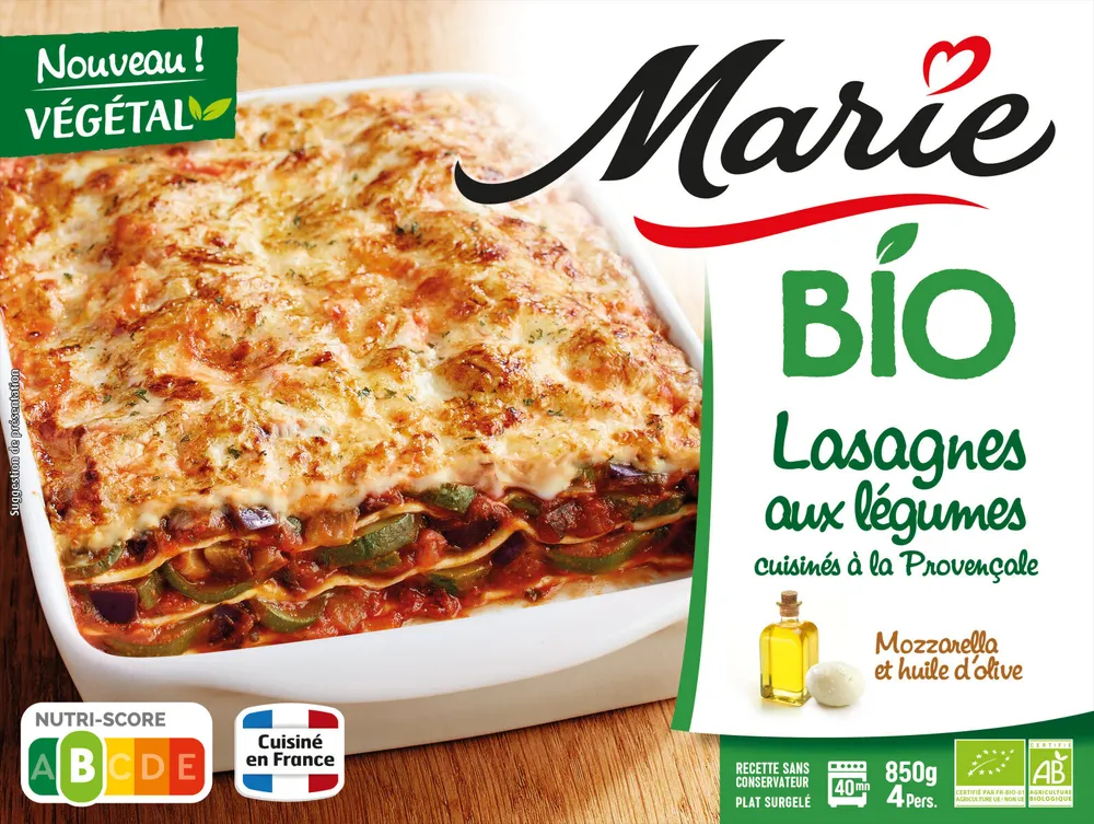 Lasagnes Légumes BIO