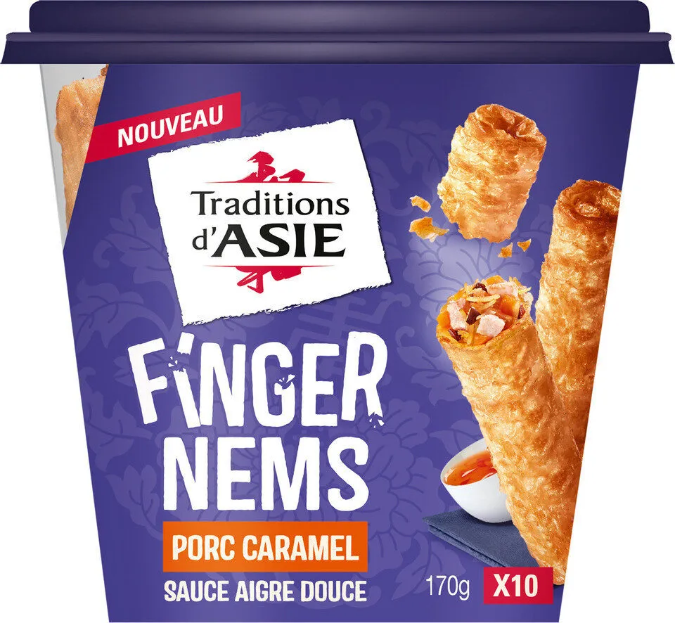 FINGER NEMS PORC CARAMEL