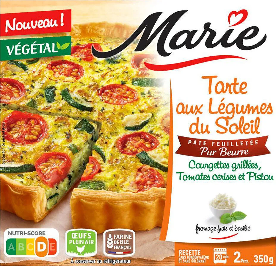 Tarte aux Légumes du soleil