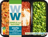 Simple par nature :  Cabillaud sauce tomate basilic, boulgour
