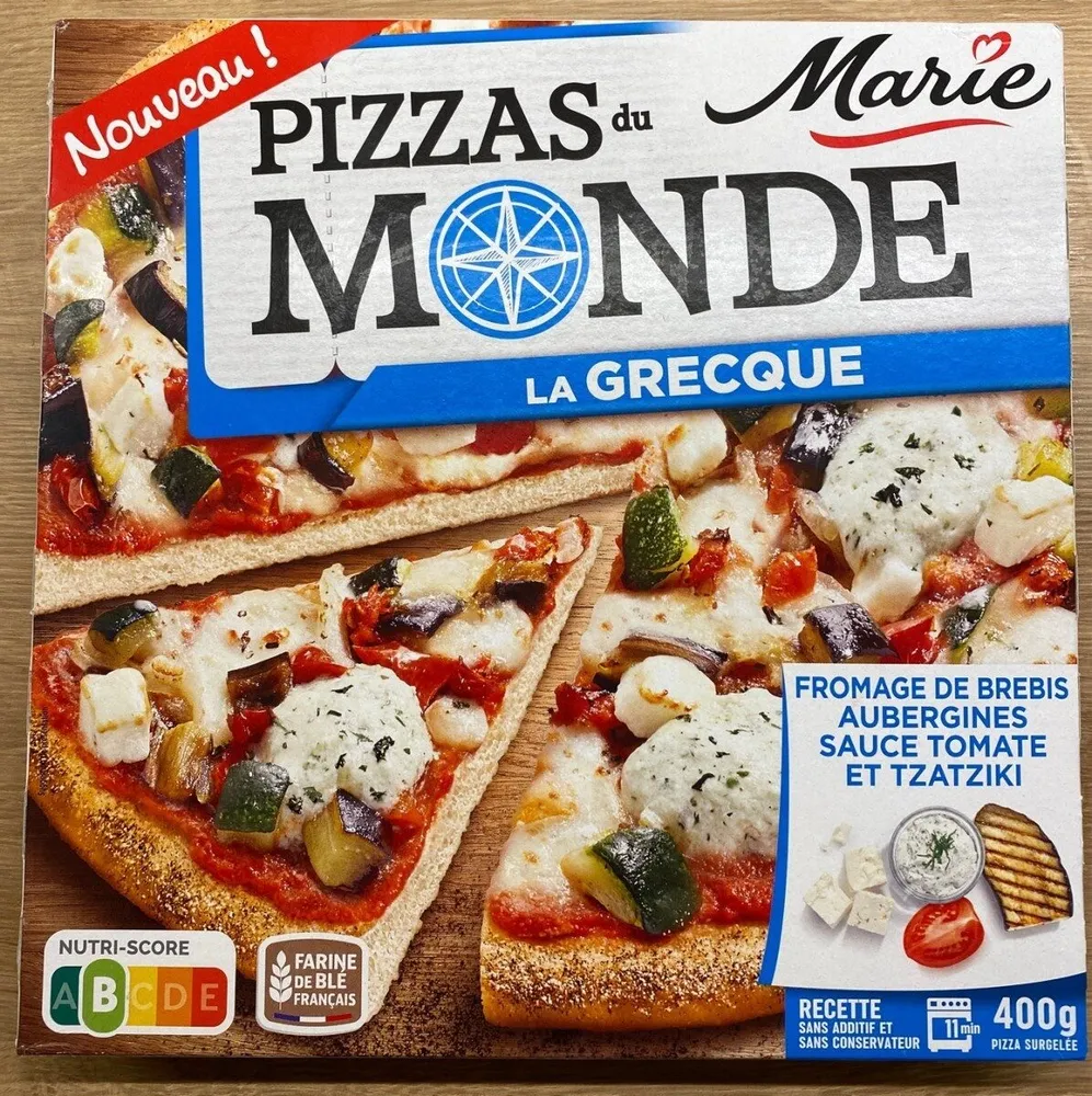 Pizzas du Monde - La Grecque