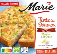 Tarte saumon poireaux