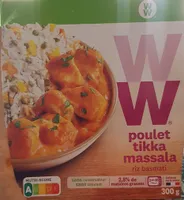 Poulet Tikka Massala et riz basmati