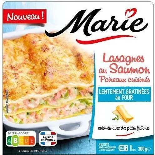 Lasagnes au Saumon Poireaux cuisinés