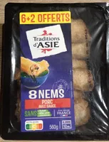 Nems au porc avec sauce