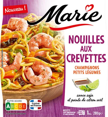 Nouilles aux crevettes