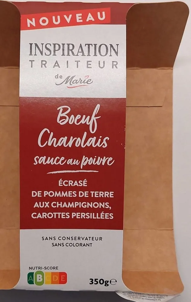 Boeuf Charolais sauce au poivre