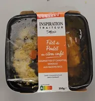 Filet de poulet au citron confit