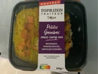 Inspiration Traiteur Petite Gambas sauce curry coco
