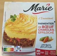 Parmentier de bœuf charolais effiloché