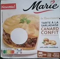 Tarte à la sarladaise canard confit