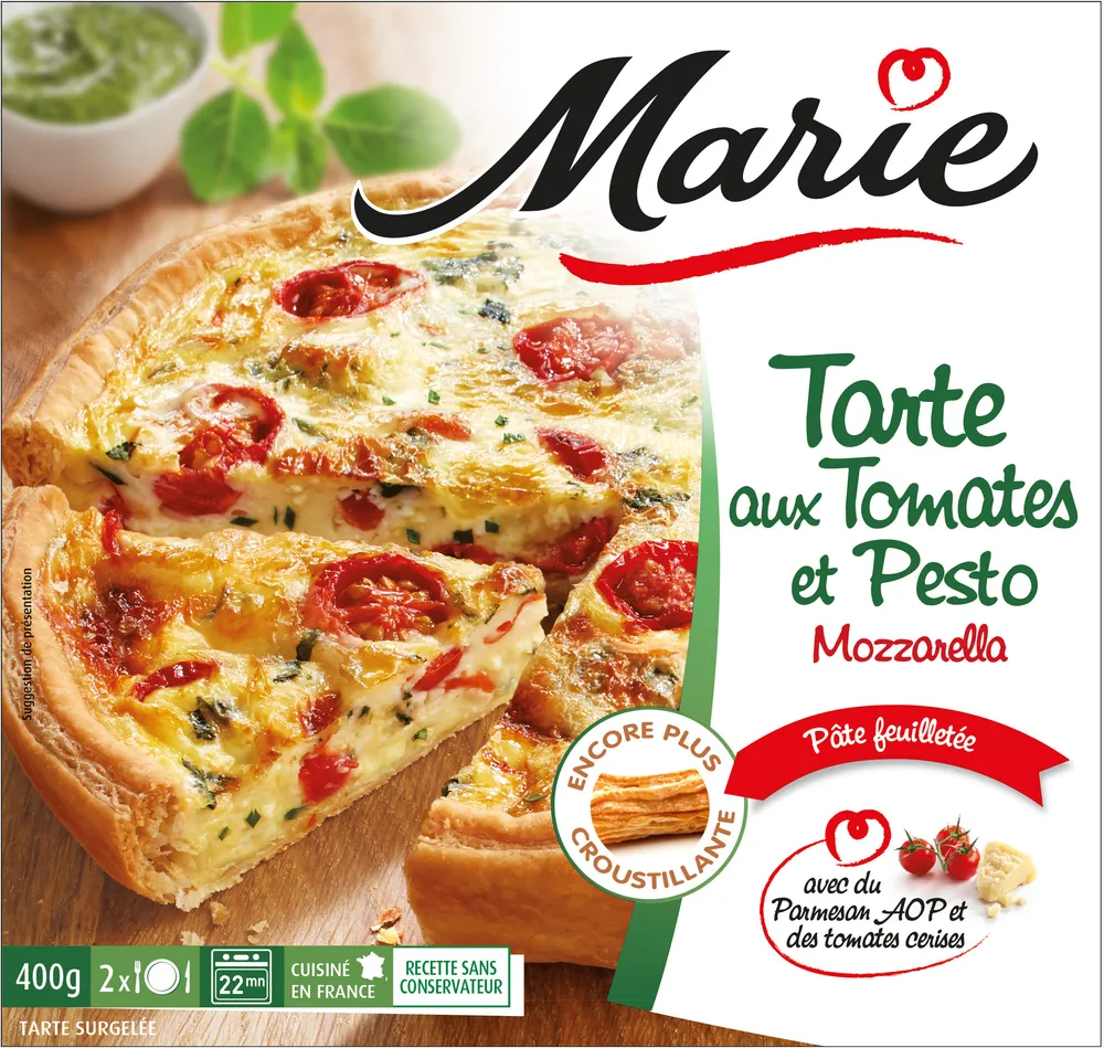 Tarte tomates Pesto