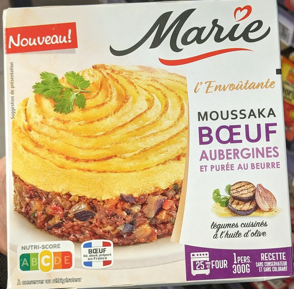 Moussaka Bœuf Aubergines