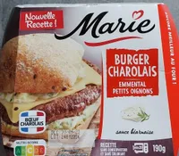 Burger Charolais Emmental Petits Oignons