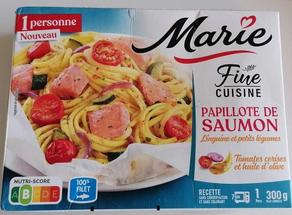Papillote de saumon