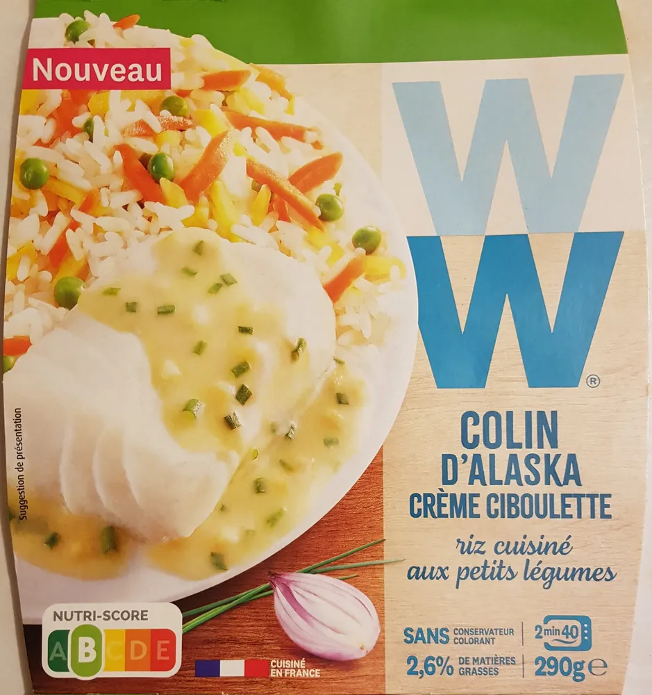 Colin d’alaska crème ciboulette